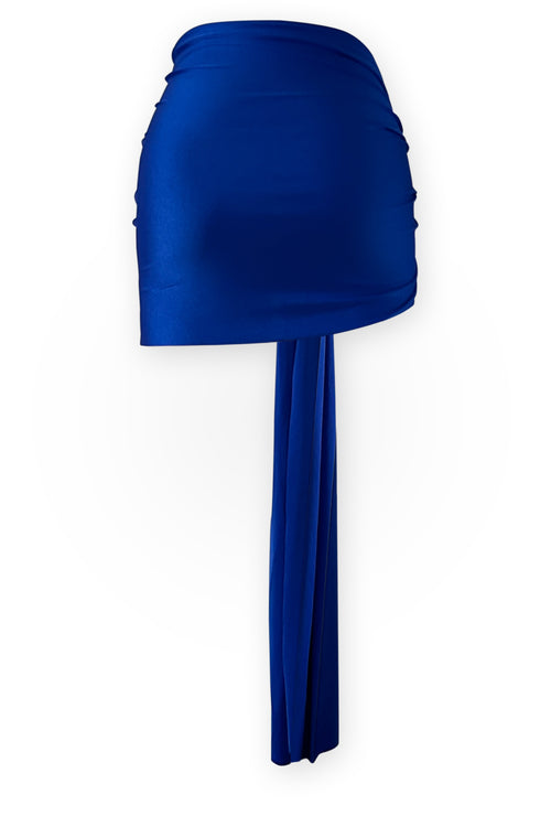 Cannes Knot Detail Mini Sarong - Cobalt