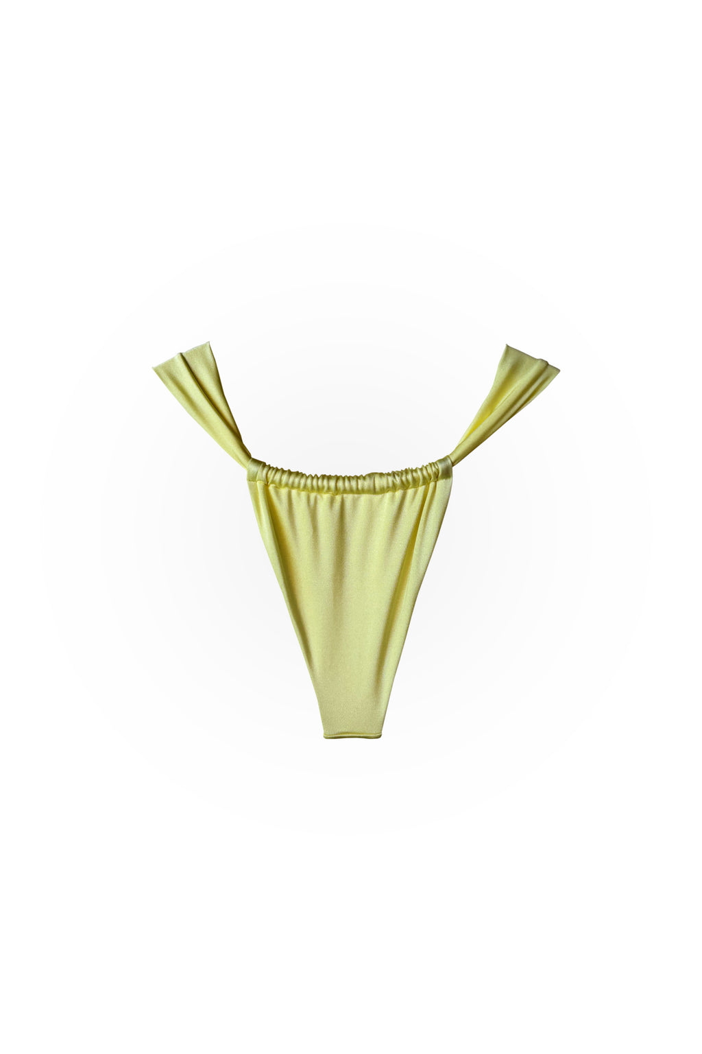 Chloe Ruched V-Bottom - Buttercream