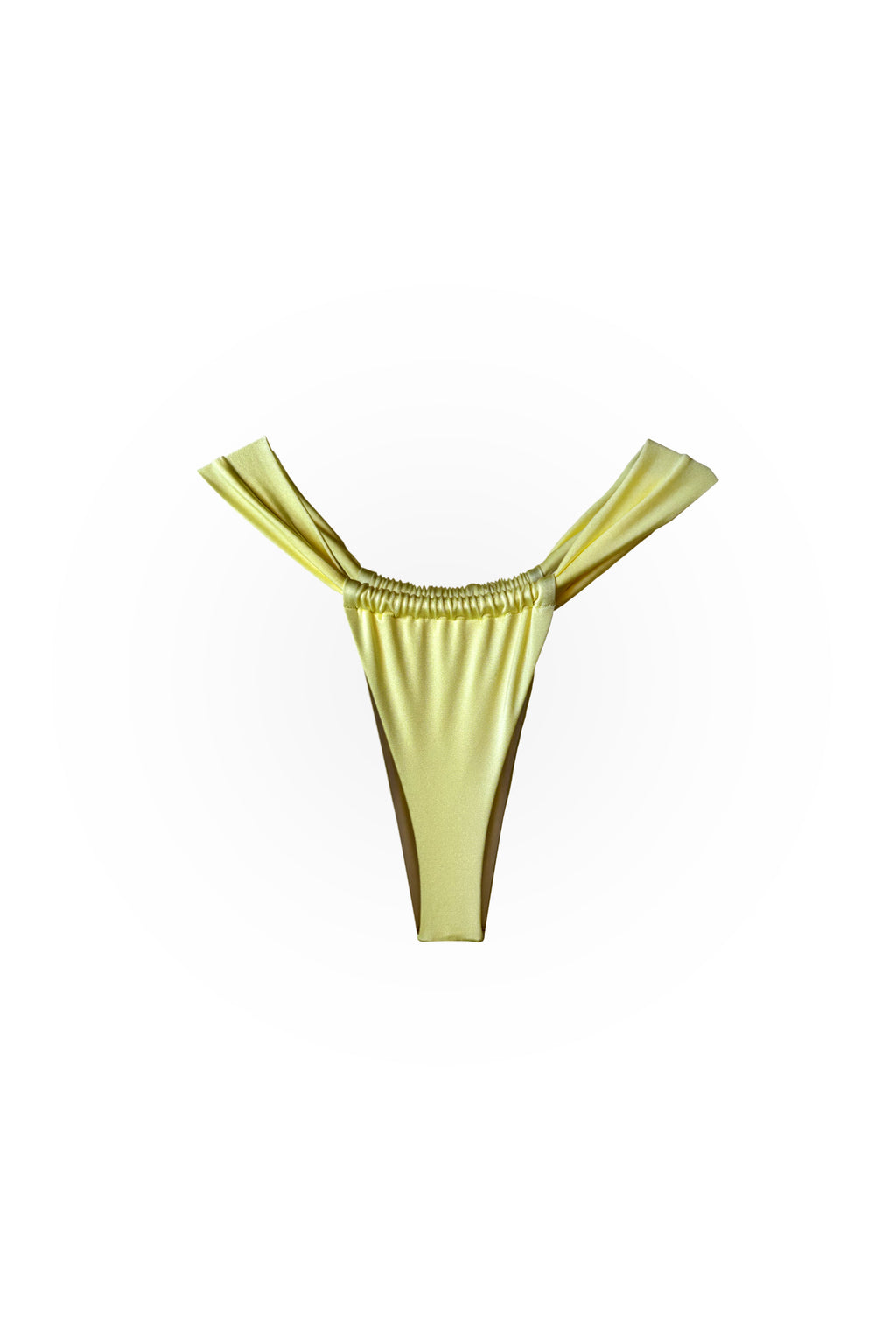 Chloe Ruched V-Bottom - Buttercream