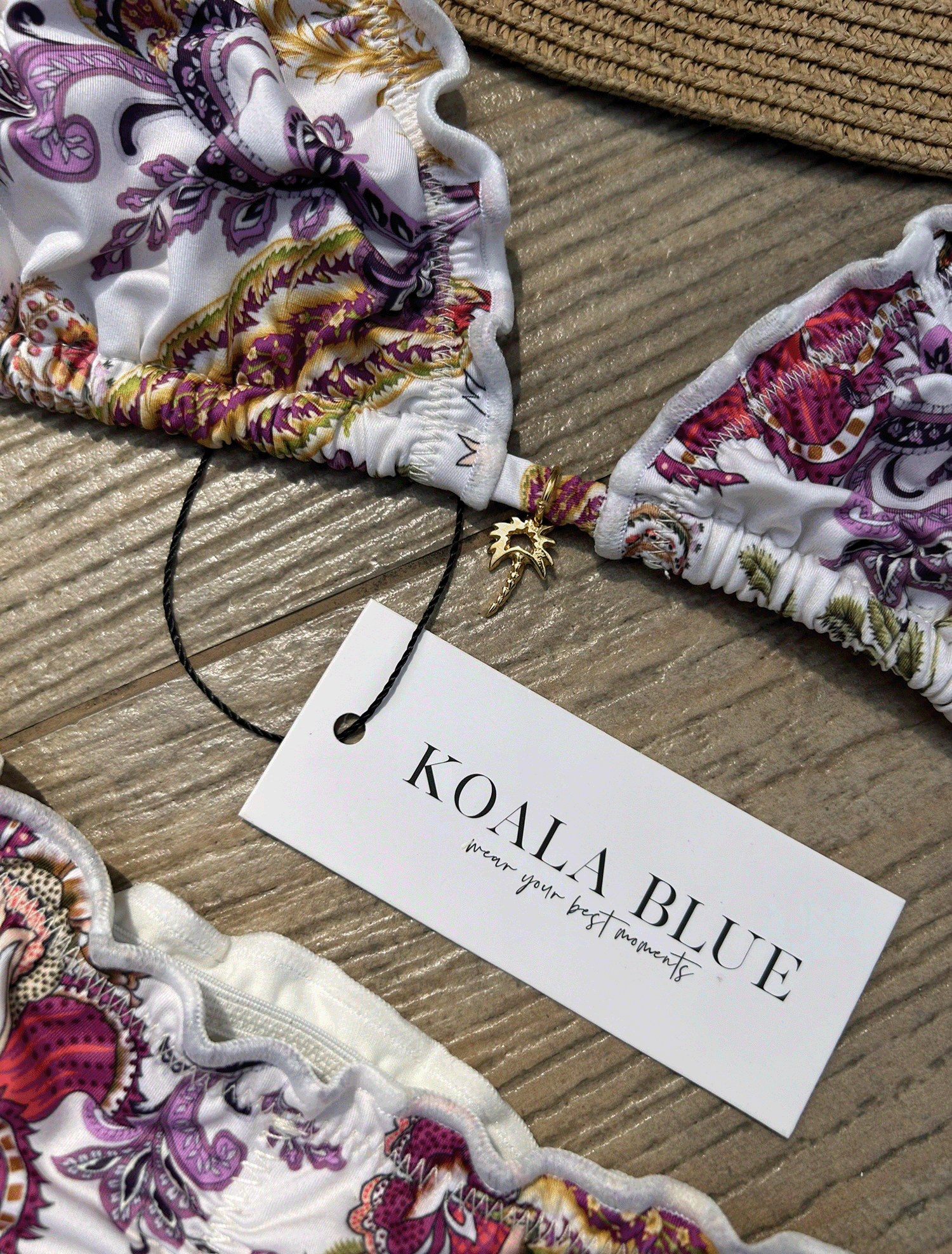 Charlotte Floral Blanc Bikini Set