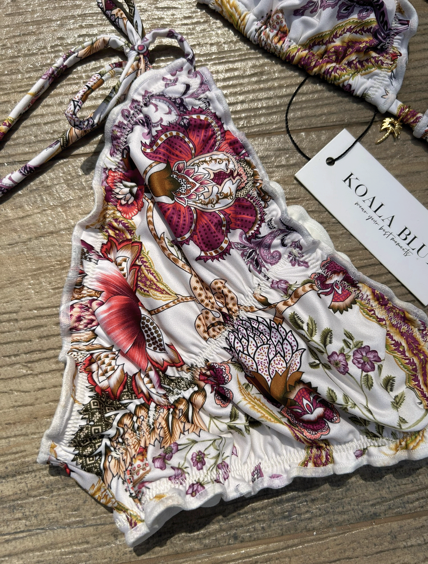 Charlotte Floral Blanc Bikini Set