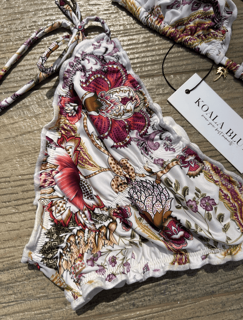 Charlotte Floral Blanc Bikini Set