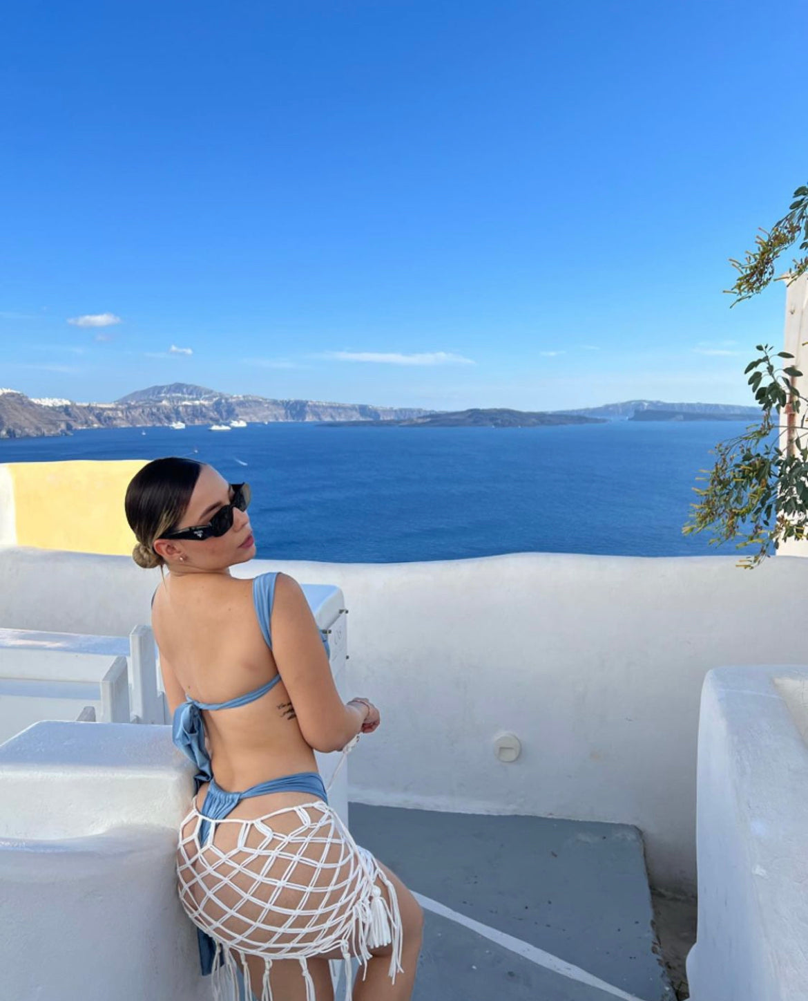 Perla Blue Push-Up Bikini Set