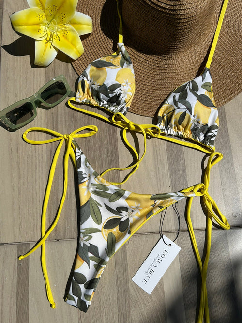Positano Limoncello Reversible Bikini Set
