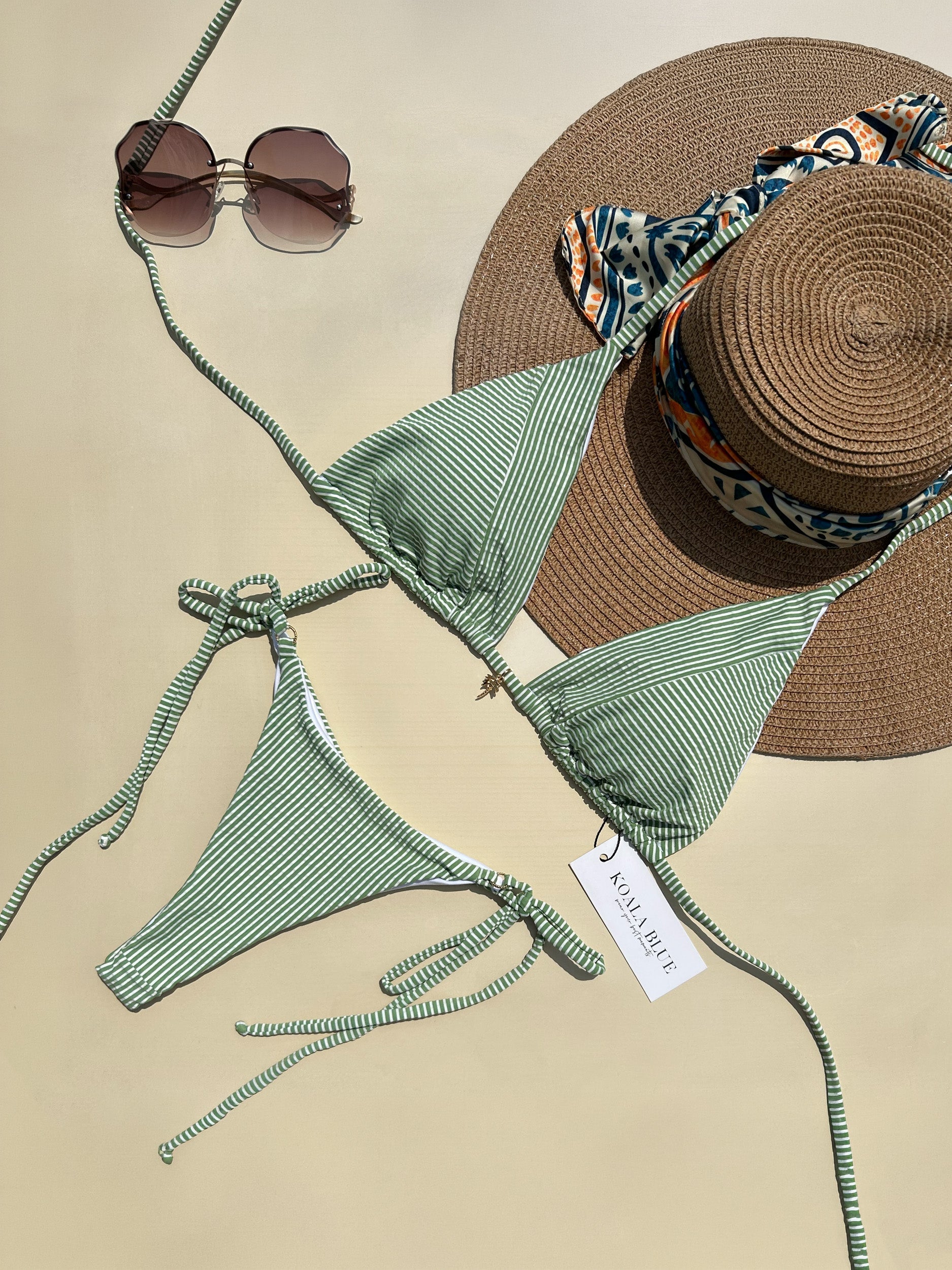 Bari Green Bikini Set