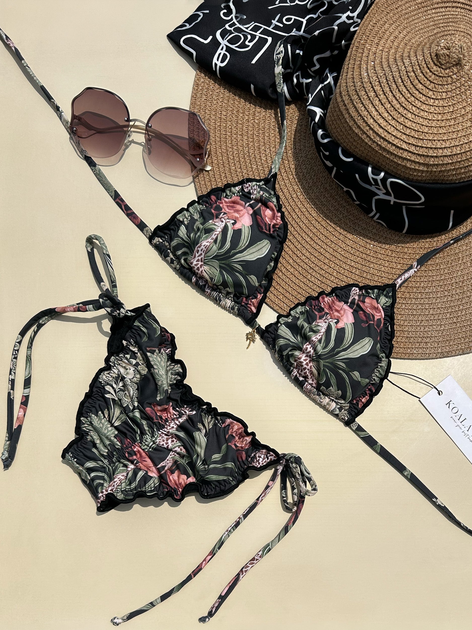 Charlotte Olive Bikini Set