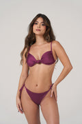 Crystal Sands Plum Bikini Set