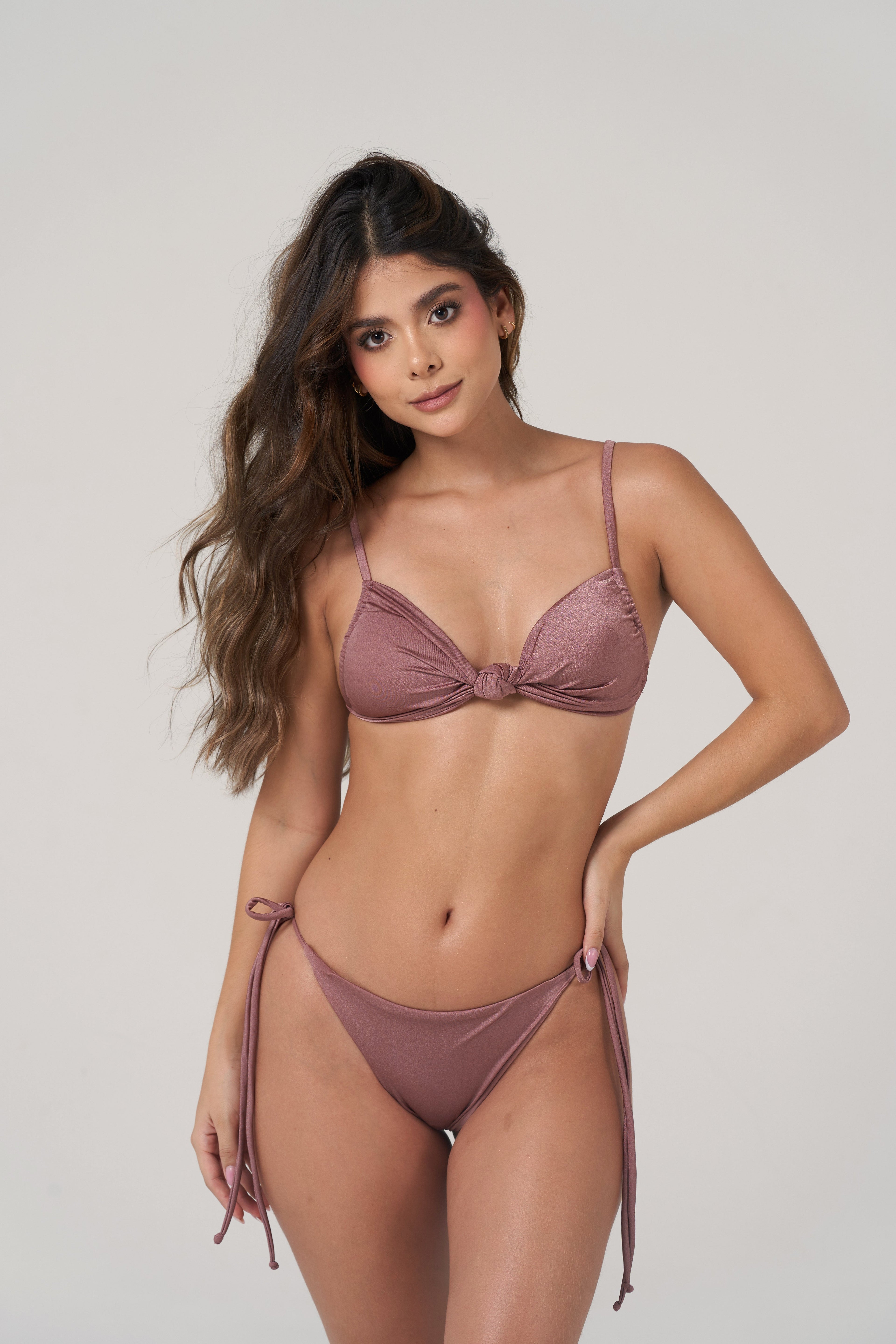 Crystal Sands Dusty Rose Bikini Set