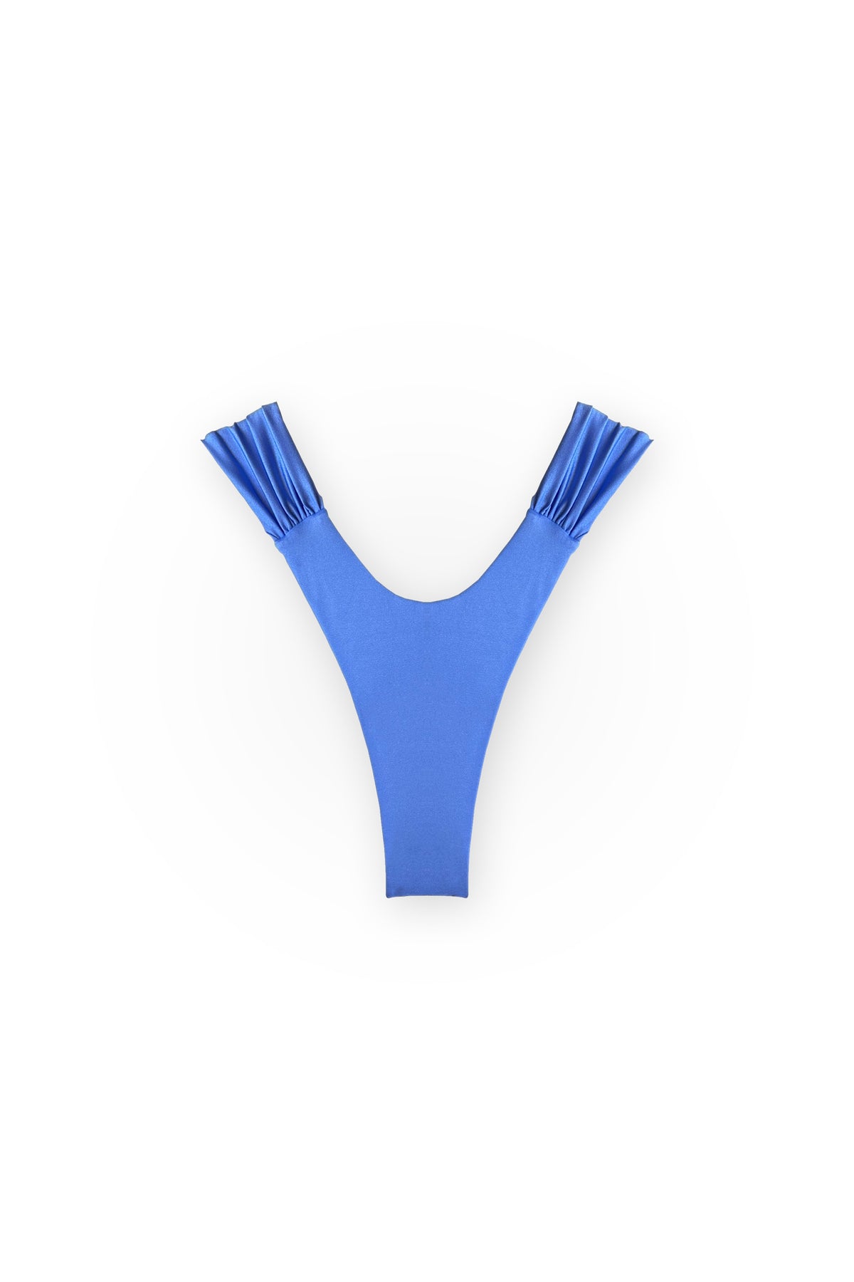 Siena Ruched Side V-Bottom - Coastal Blue