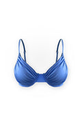 Siena Ruched Underwire Top - Coastal Blue
