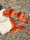 Perla Terracotta Push-Up Bikini Set