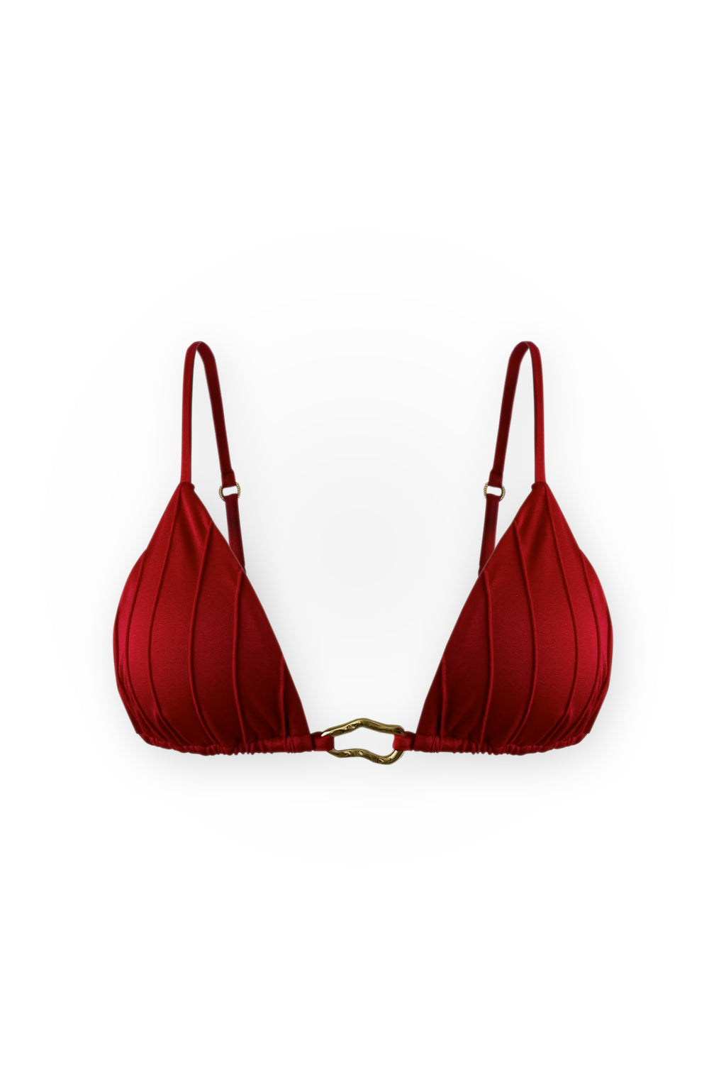 Celine Ring Triangle Top - Merlot
