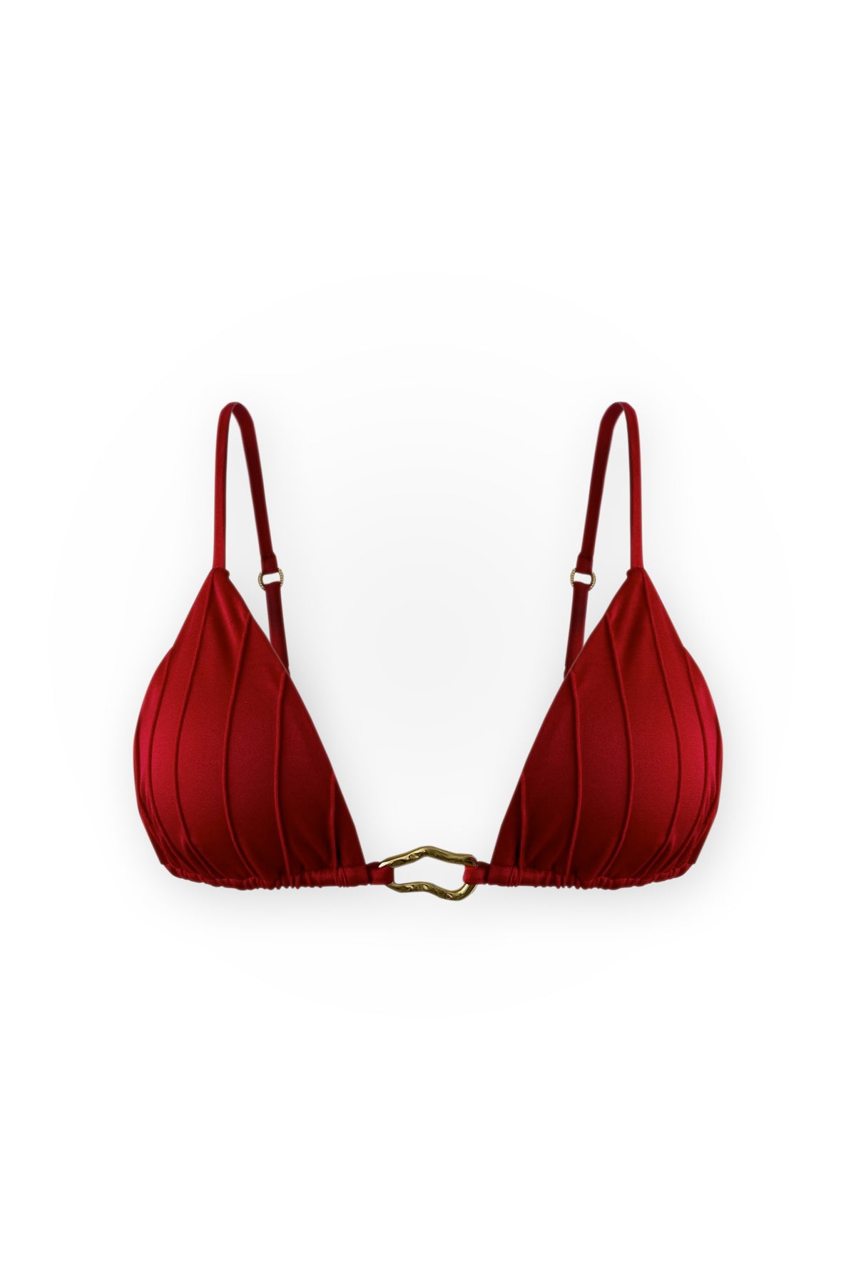 Celine Ring Triangle Top - Merlot
