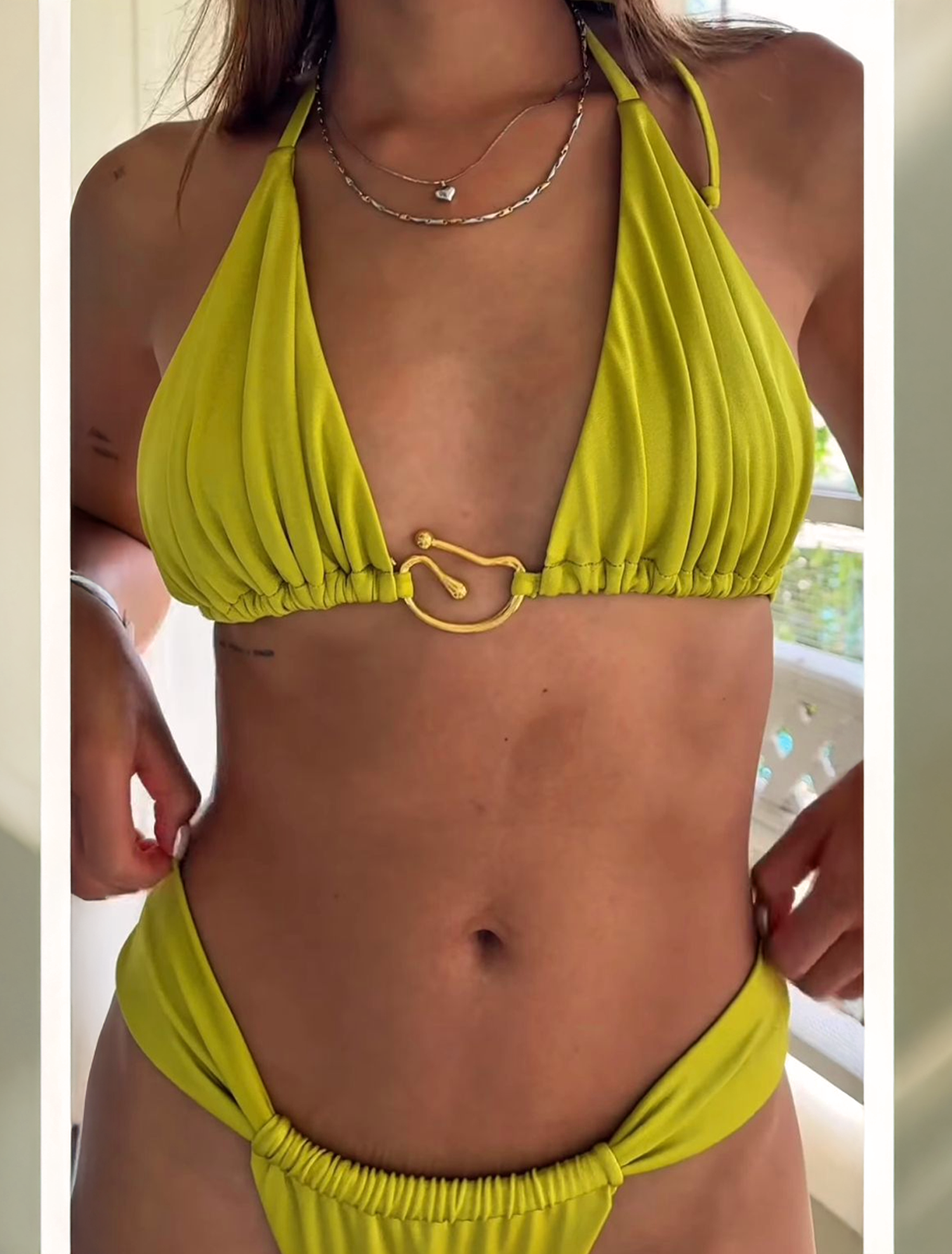 Solare Pistachio Bikini Set