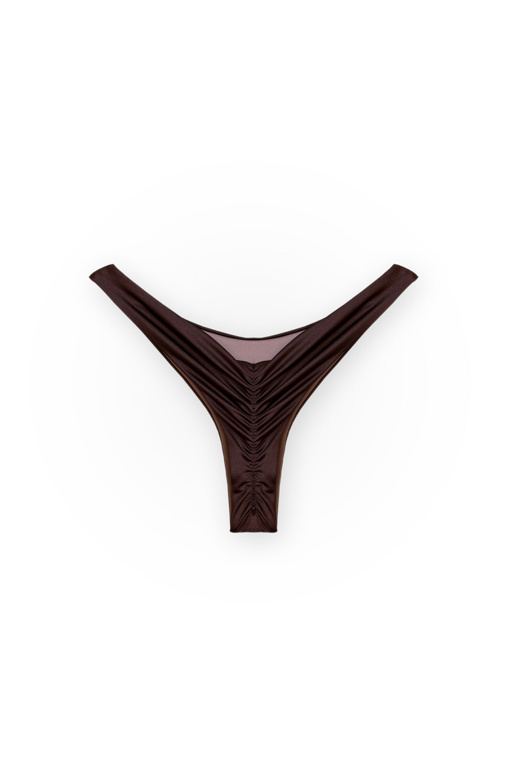 Gia Gold Button Bottom - Espresso