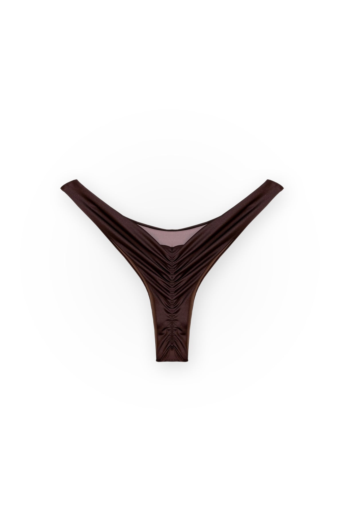 Gia Gold Button Bottom - Espresso