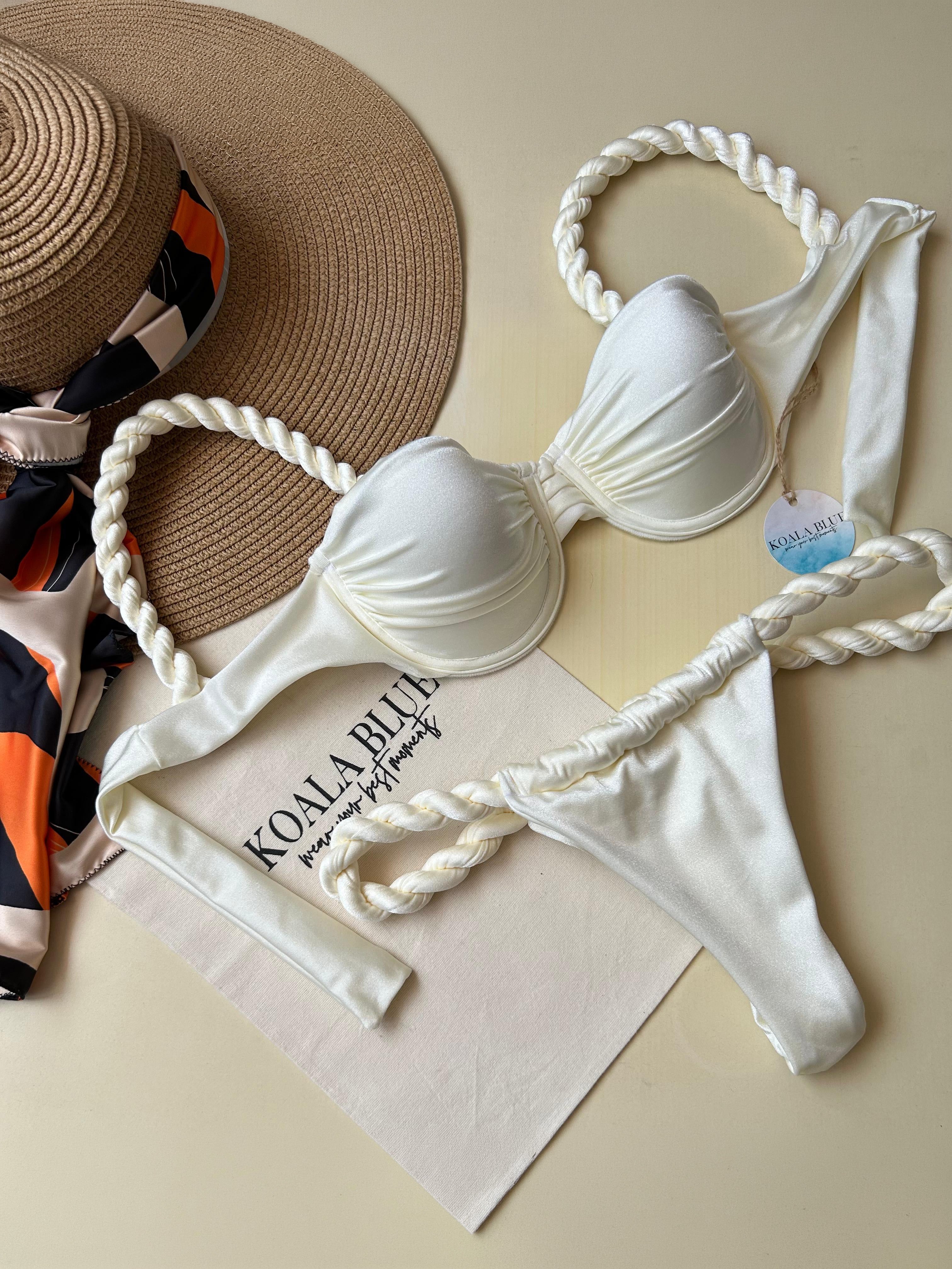 Aloha Ivory Push-Up Bikini Set