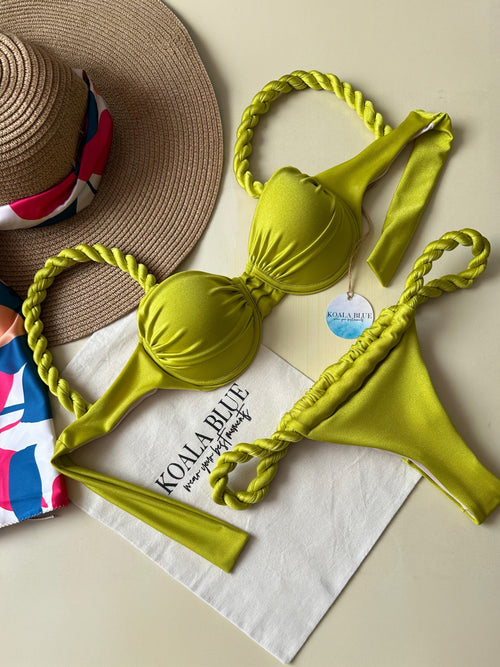 Aloha Pistachio Push-Up Bikini Set