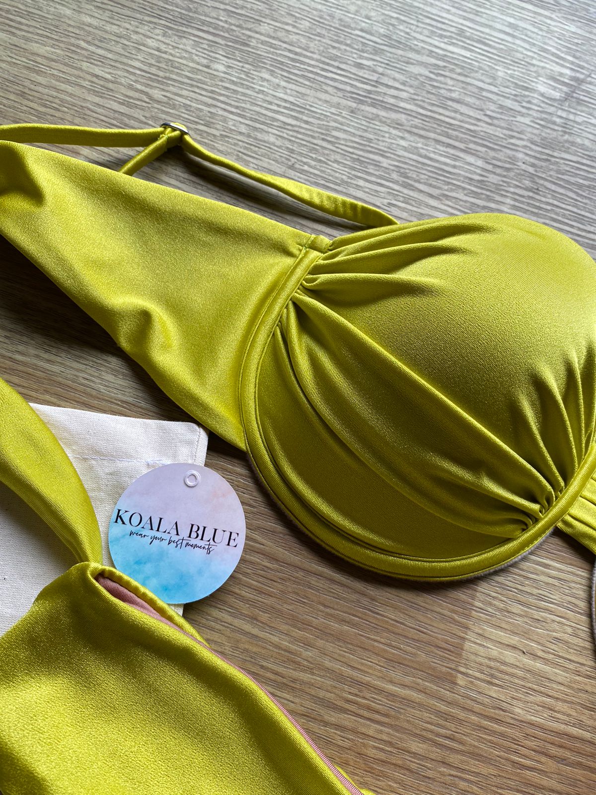 Perla Pistachio Push-Up Bikini Set