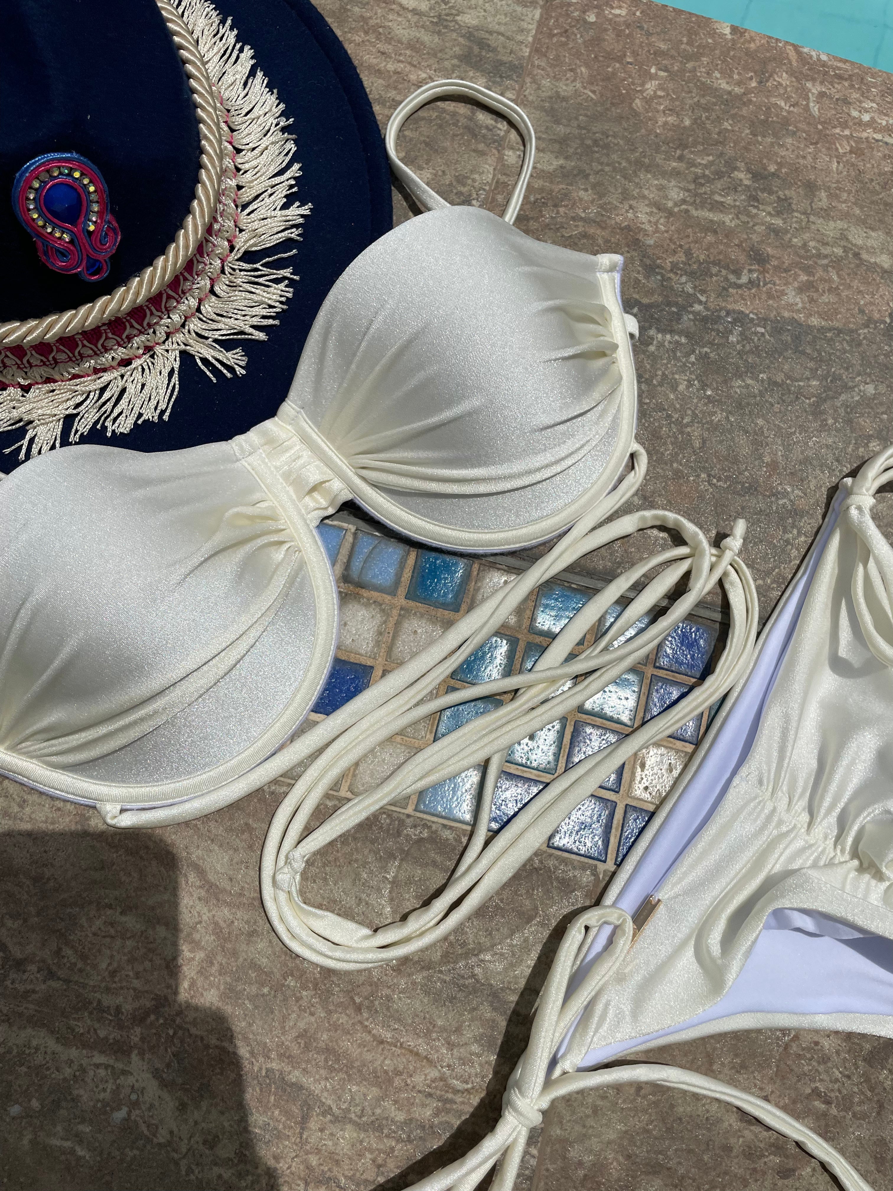 Bora Bora Ivory Push-Up Bikini Set